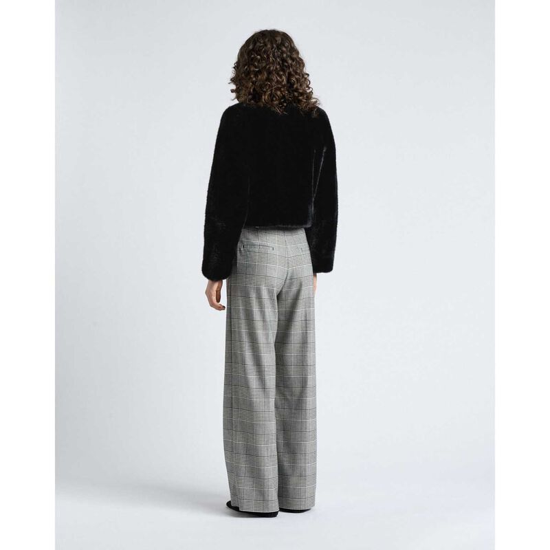 Cue Faux Fur Cropped Jacket image number 1